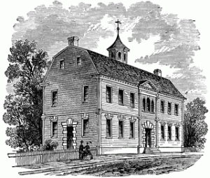 The old courthouse in New London, Connecticut.